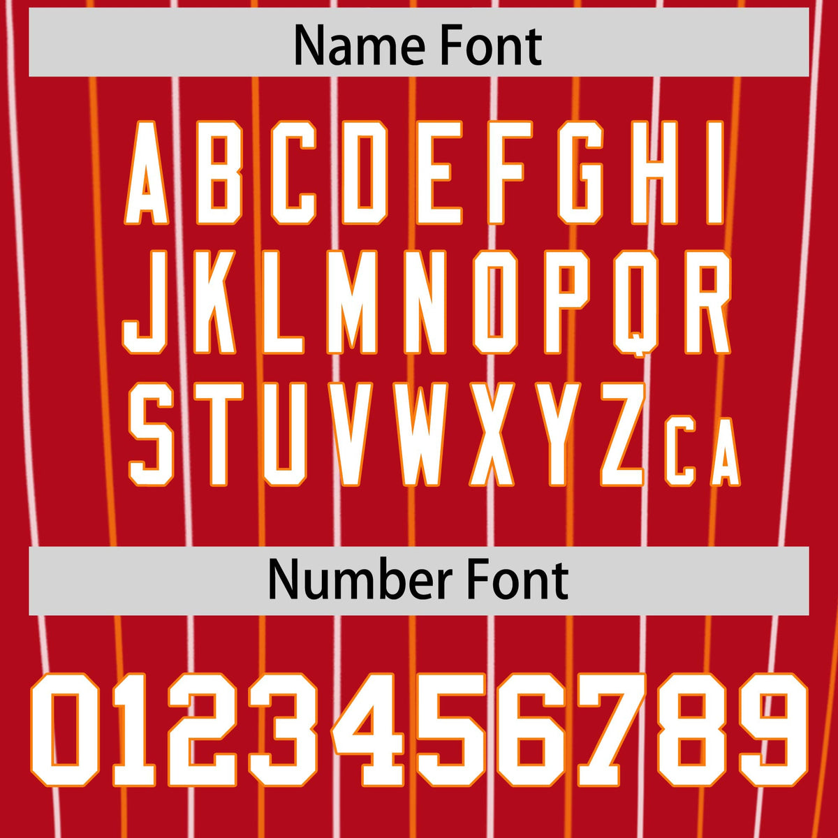 Custom Red White and Orange Bi-Color Stripes Fashion Authentic Baseball Jersey