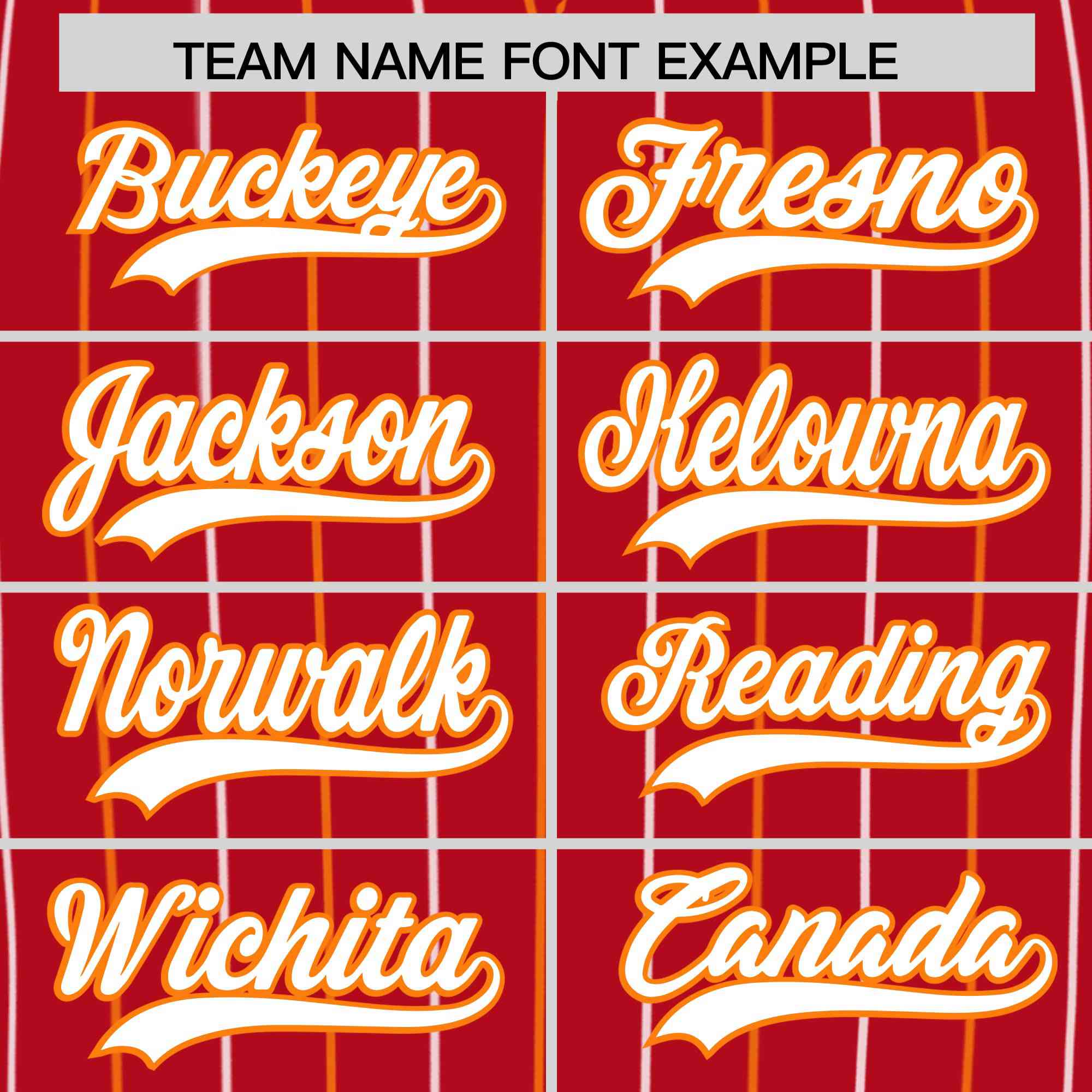Custom Red White and Orange Bi-Color Stripes Fashion Authentic Baseball Jersey