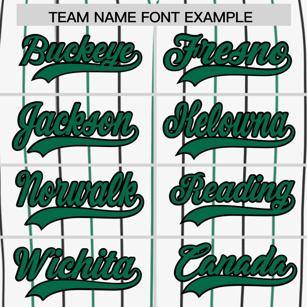 Custom White Kelly Green and Black Bi-Color Stripes Fashion Authentic Baseball Jersey
