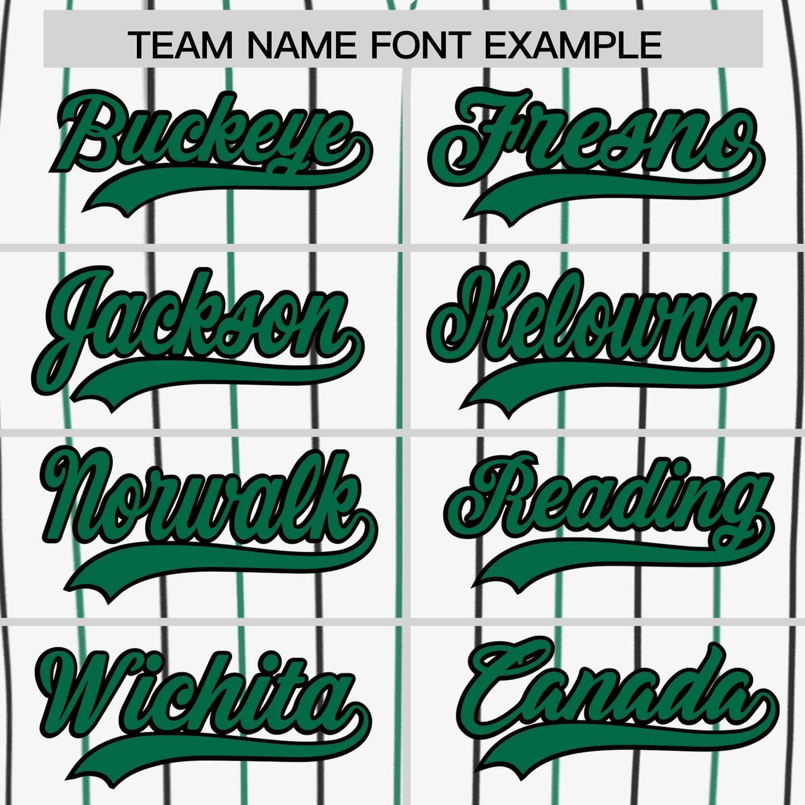 Custom White Kelly Green and Black Bi-Color Stripes Fashion Authentic Baseball Jersey