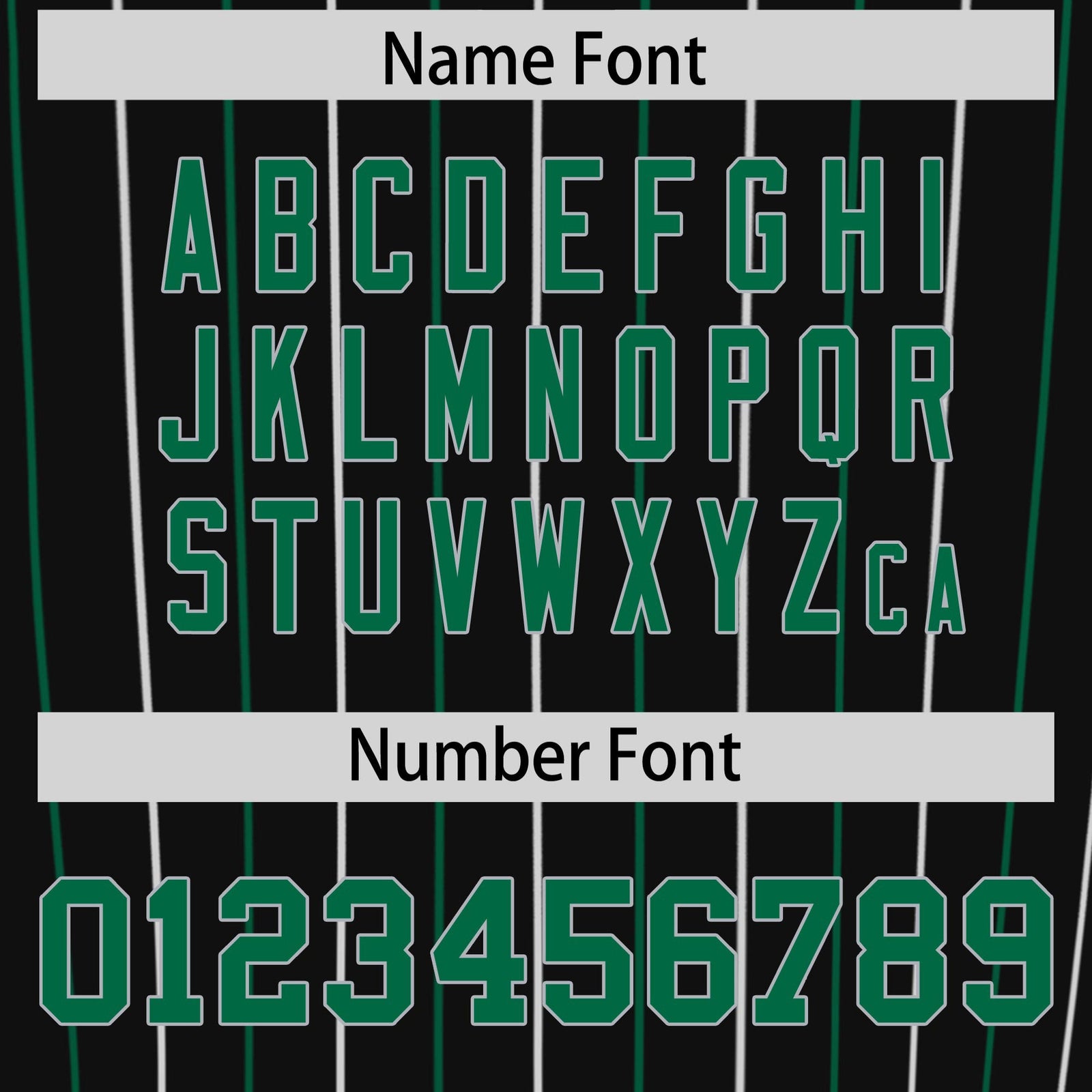 Custom Black Kelly Green and Gray Bi-Color Stripes Fashion Authentic Baseball Jersey