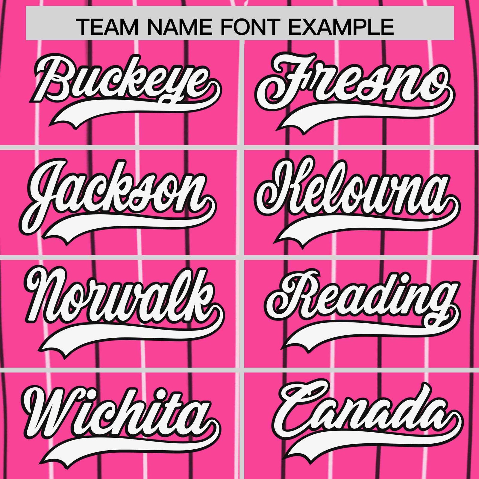 Custom Pink White and Black Bi-Color Stripes Fashion Authentic Baseball Jersey