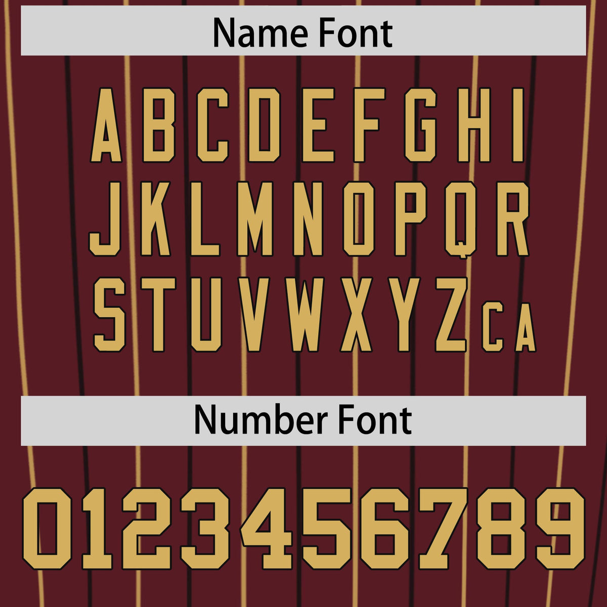 Custom Burgundy Old Gold and Black Bi-Color Stripes Fashion Authentic Baseball Jersey