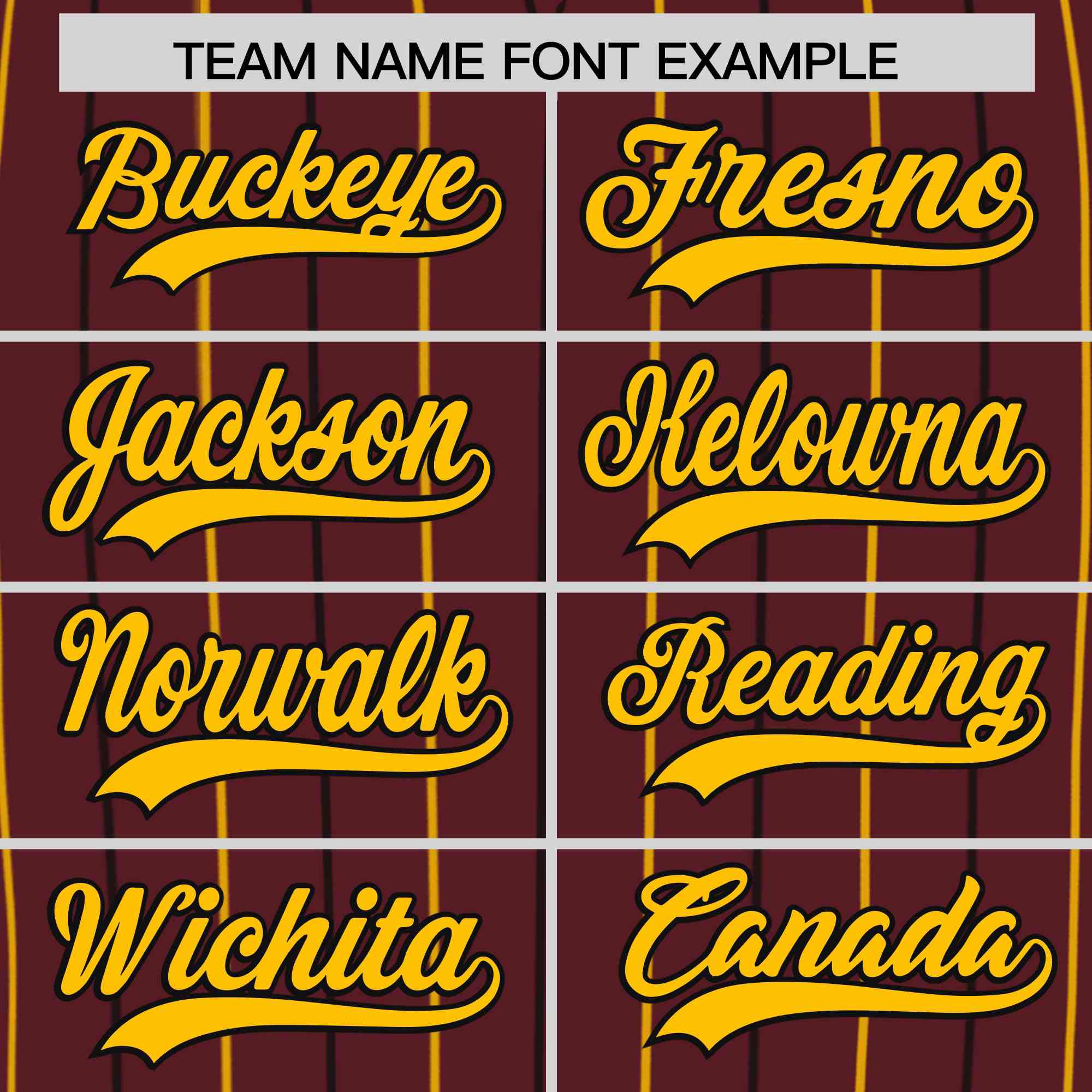 Custom Burgundy Gold and Black Bi-Color Stripes Fashion Authentic Baseball Jersey