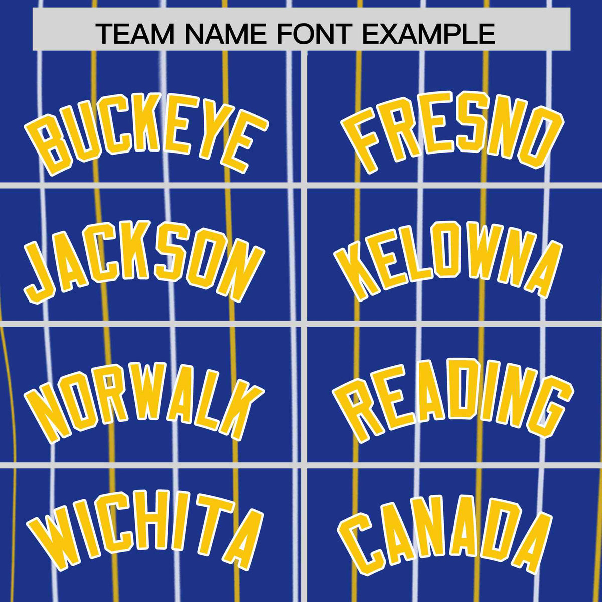 Custom Royal Gold and White Bi-Color Stripes Fashion Authentic Baseball Jersey