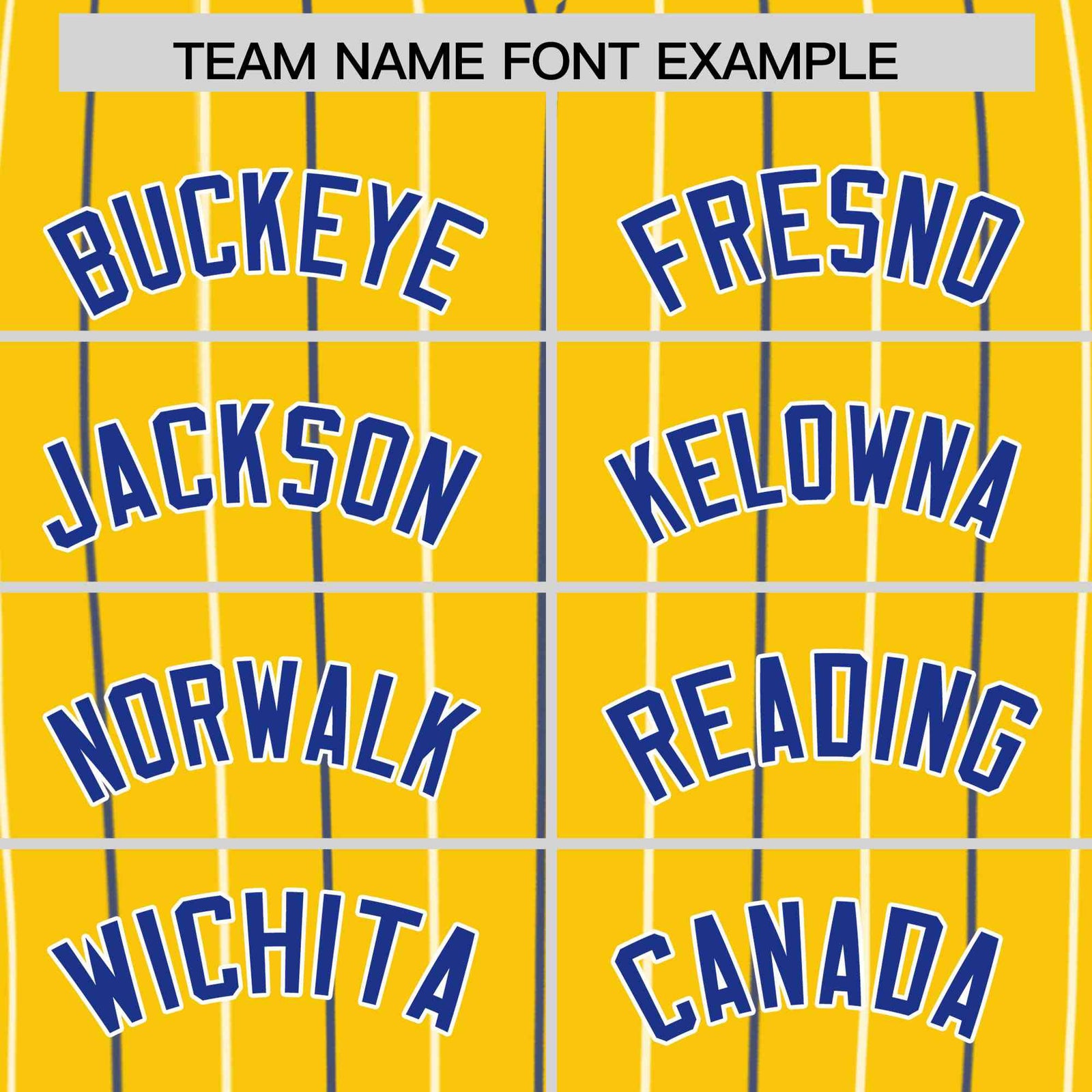 Custom Gold Royal and White Bi-Color Stripes Fashion Authentic Baseball Jersey