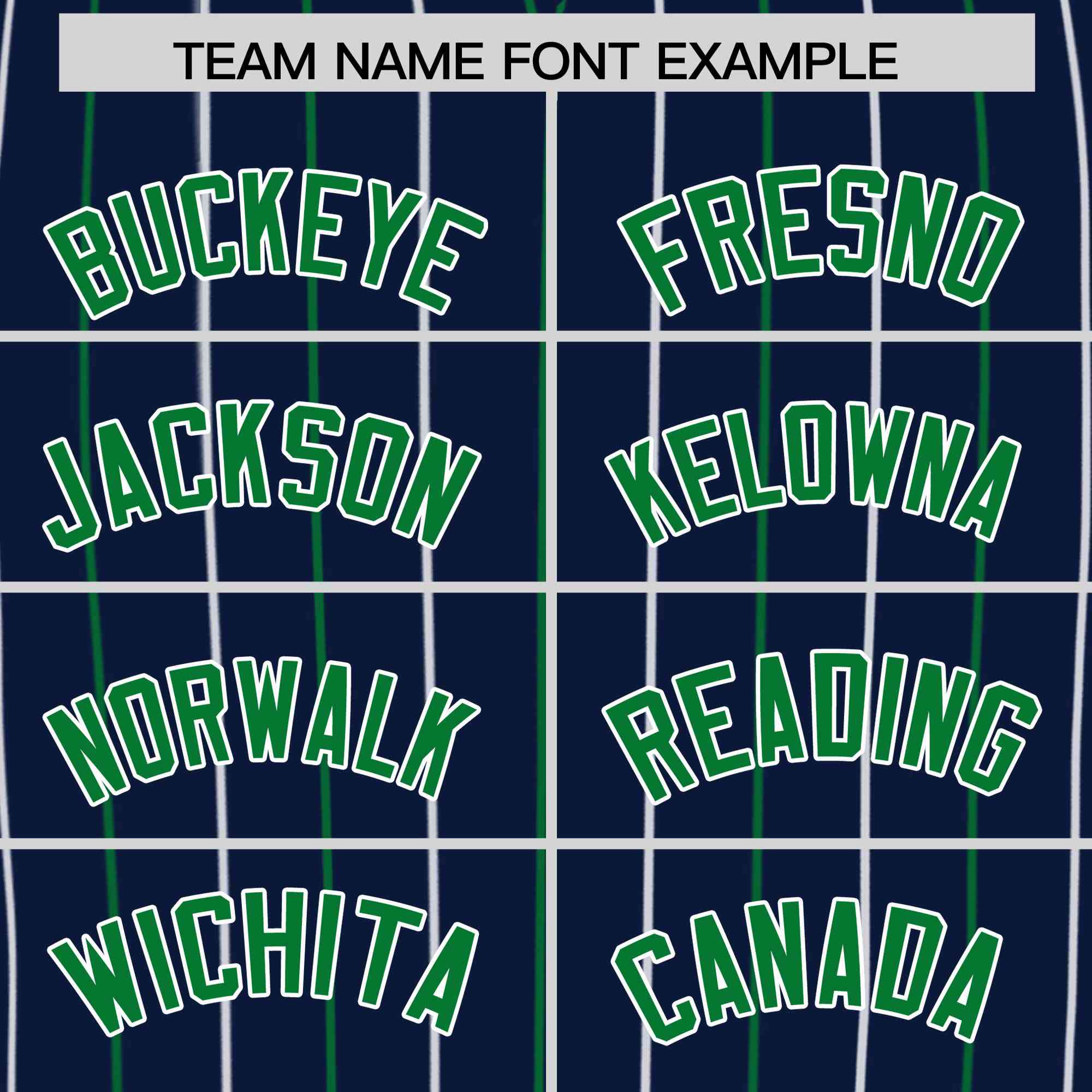 Custom Navy Kelly Green and White Bi-Color Stripes Fashion Authentic Baseball Jersey