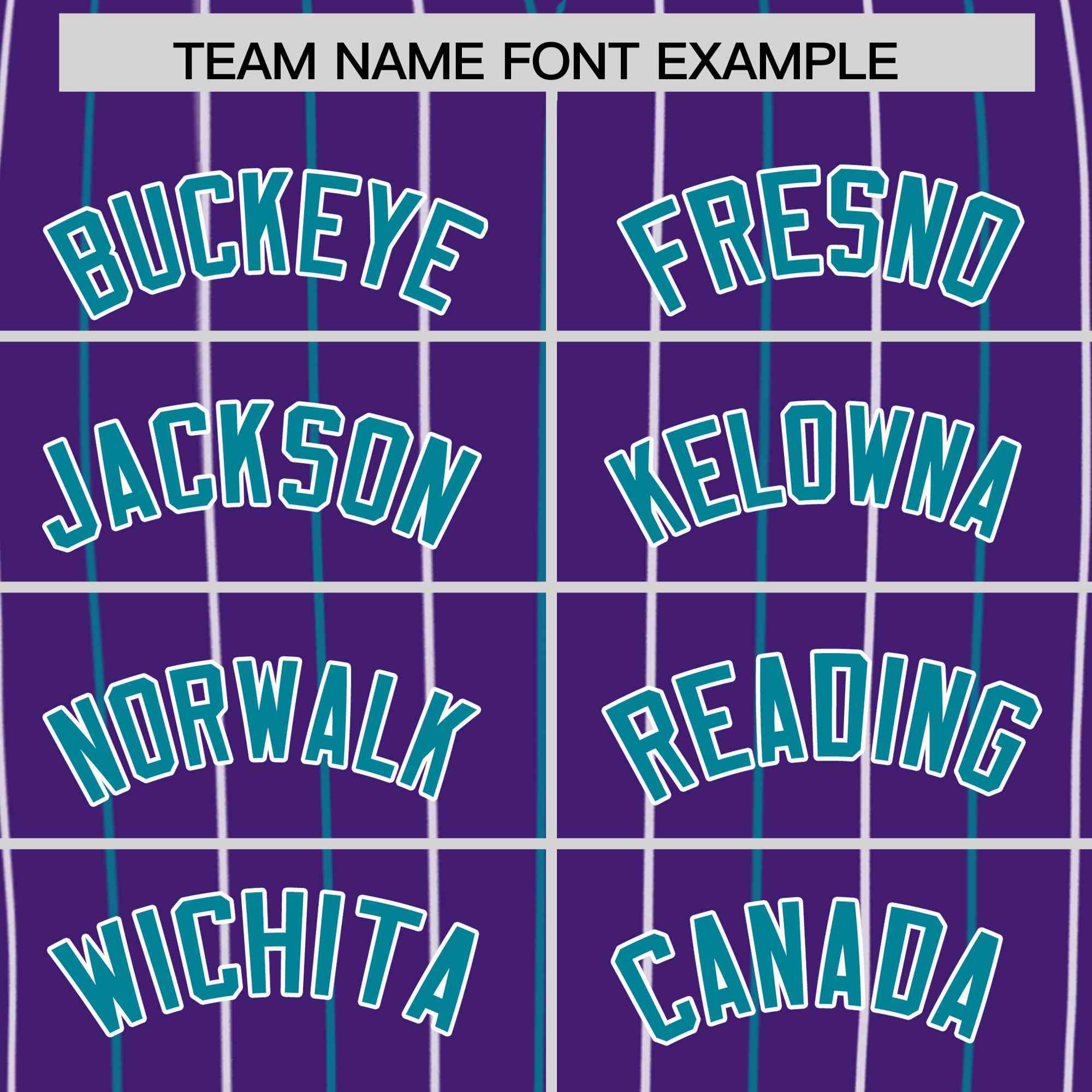 Custom Purple Teal and White Bi-Color Stripes Fashion Authentic Baseball Jersey