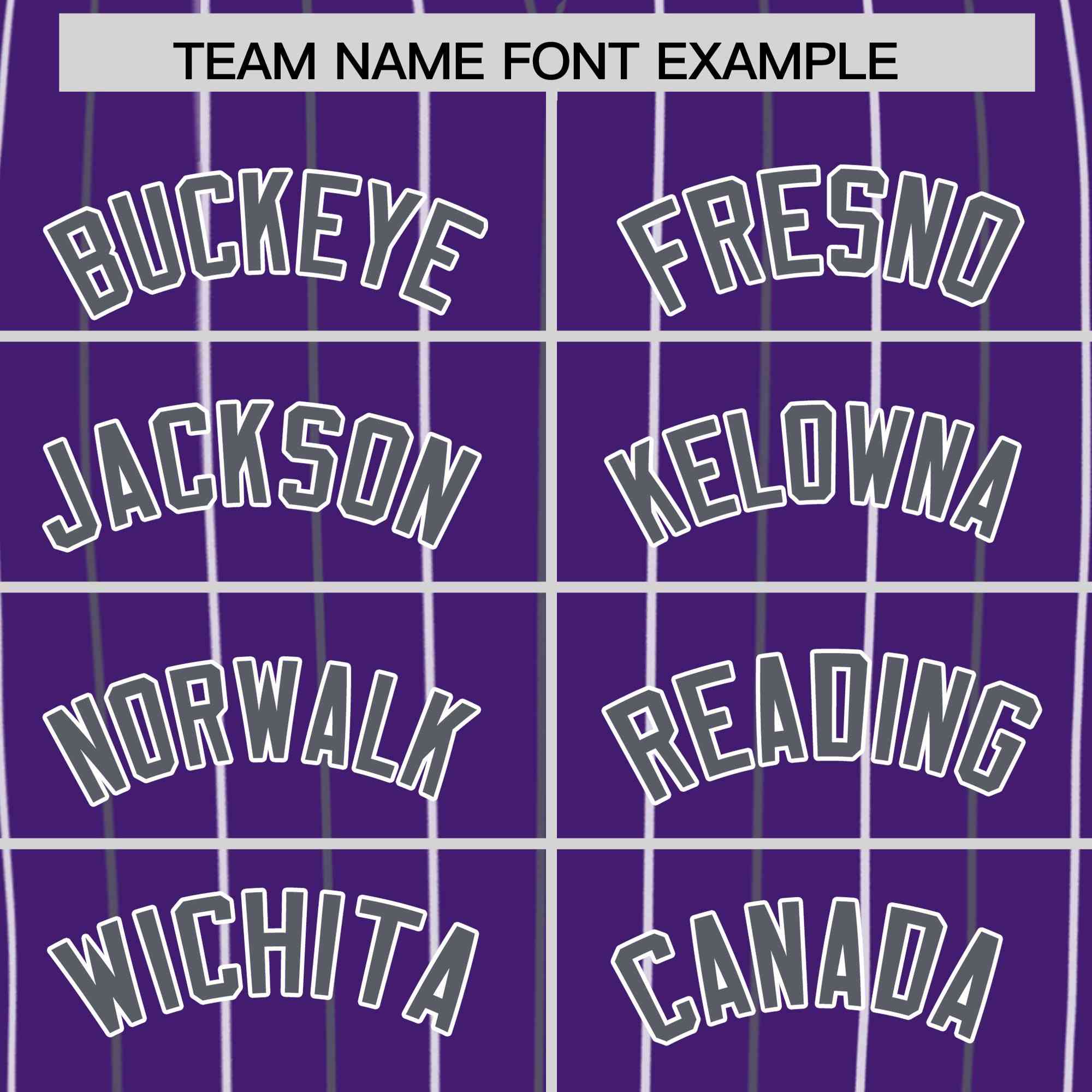 Custom Purple Dark Gray and White Bi-Color Stripes Fashion Authentic Baseball Jersey