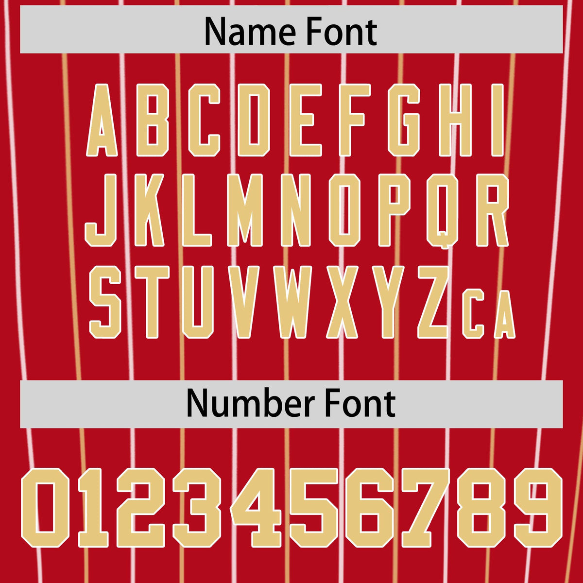 Custom Red Khaki and White Bi-Color Stripes Fashion Authentic Baseball Jersey