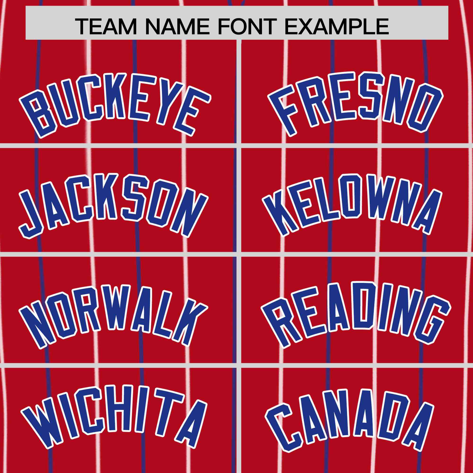 Custom Red Royal and White Bi-Color Stripes Fashion Authentic Baseball Jersey