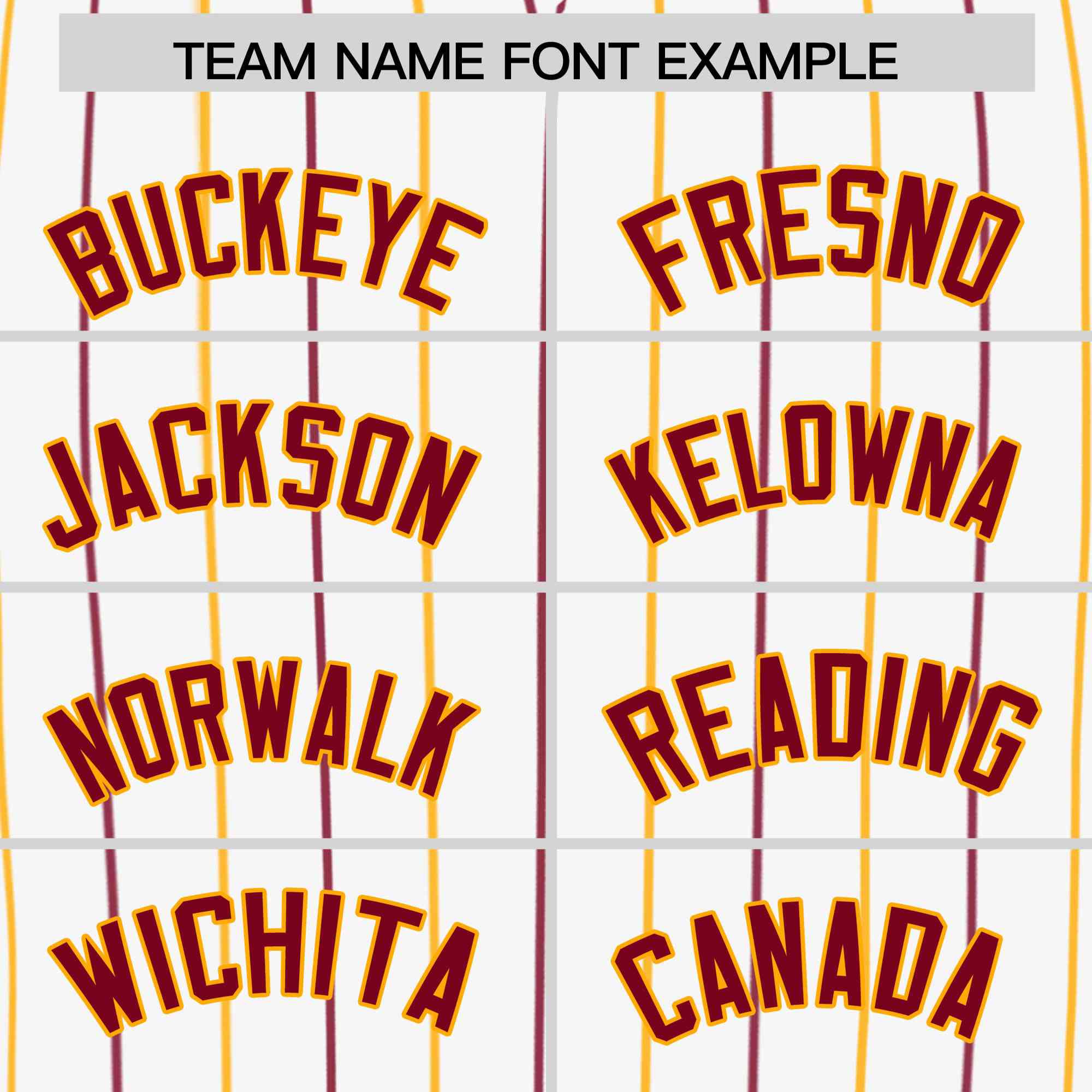 Custom White Crimson and Yellow Bi-Color Stripes Fashion Authentic Baseball Jersey