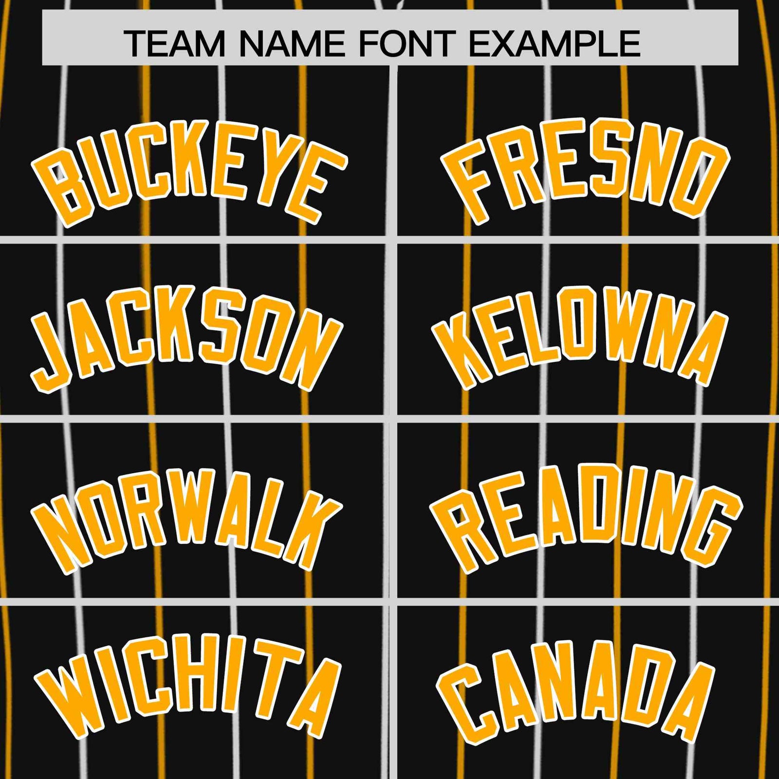 Custom Black White and Yellow Bi-Color Stripes Fashion Authentic Baseball Jersey