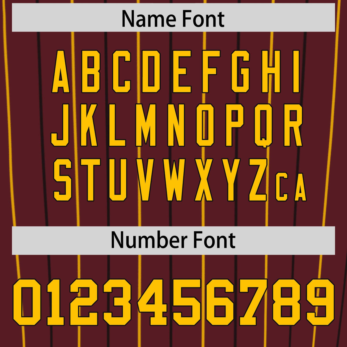 Custom Burgundy Gold and Black Bi-Color Stripes Fashion Authentic Baseball Jersey