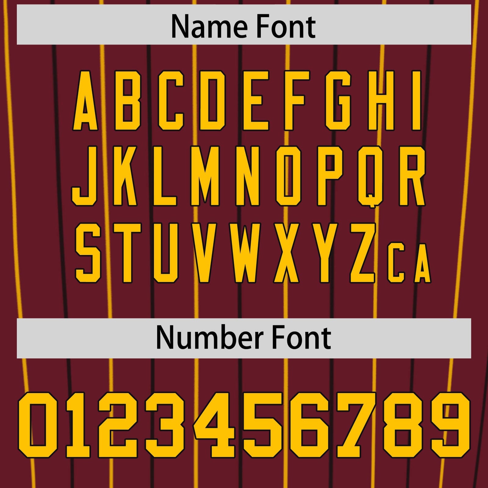 Custom Burgundy Yellow and Black Bi-Color Stripes Fashion Authentic Baseball Jersey