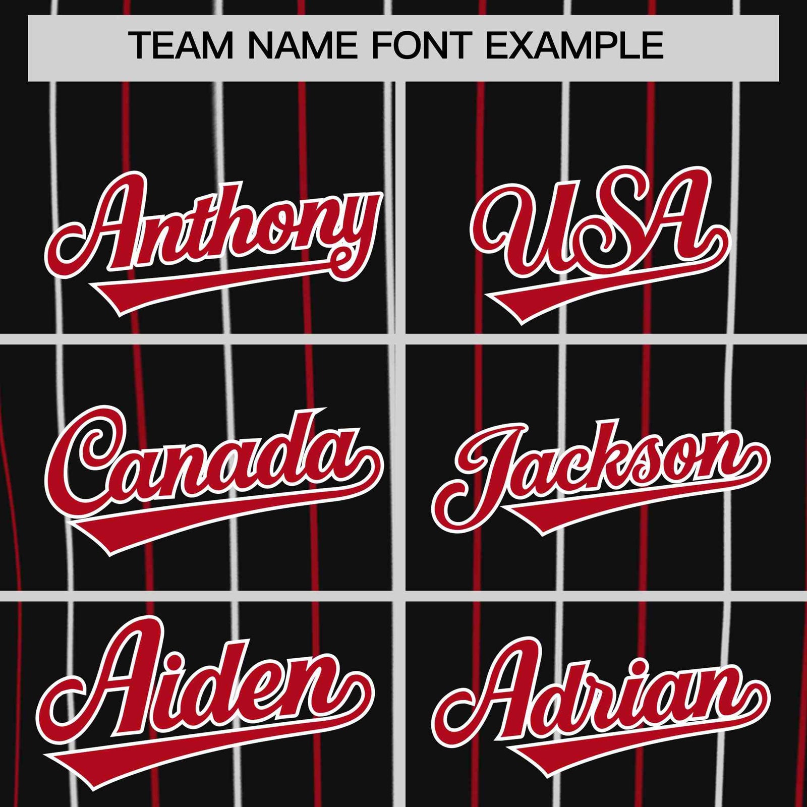 Custom Black Red and White Bi-Color Stripes Fashion Authentic Baseball Jersey