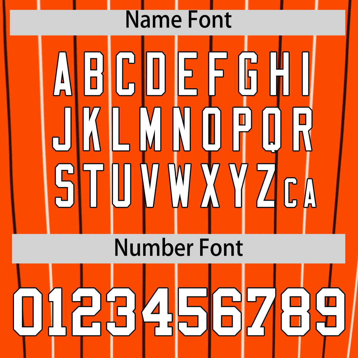 Custom Orange White and Black Bi-Color Stripes Fashion Authentic Baseball Jersey