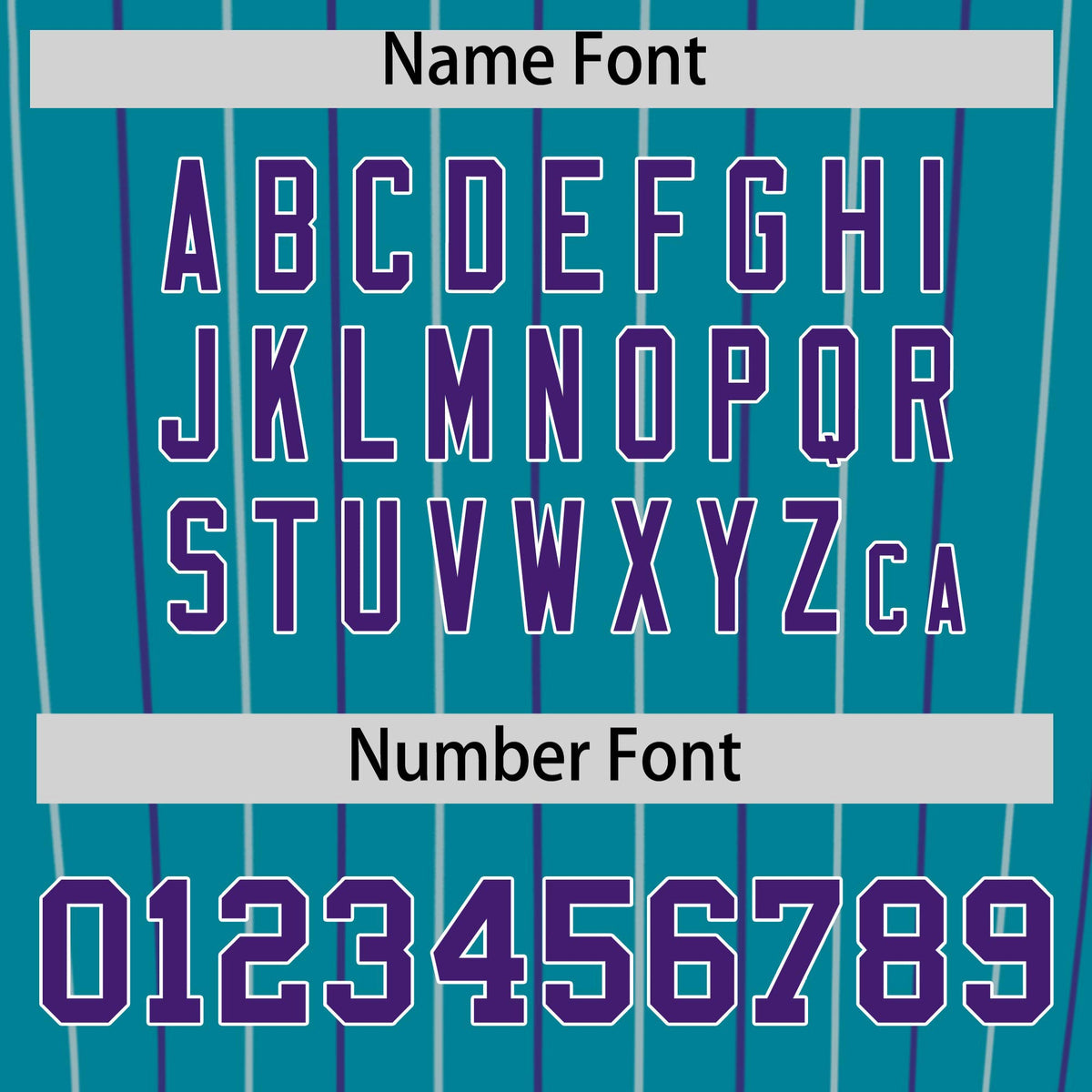 Custom Teal White and Purple Bi-Color Stripes Fashion Authentic Baseball Jersey