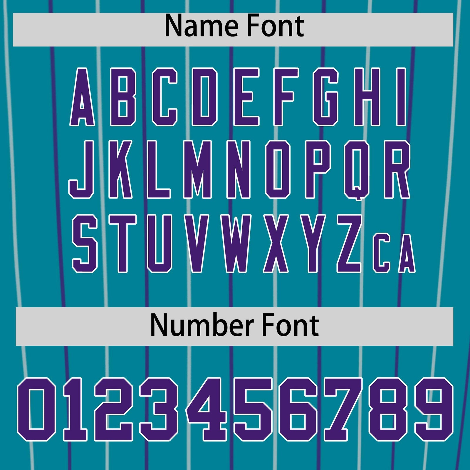 Custom Teal White and Purple Bi-Color Stripes Fashion Authentic Baseball Jersey