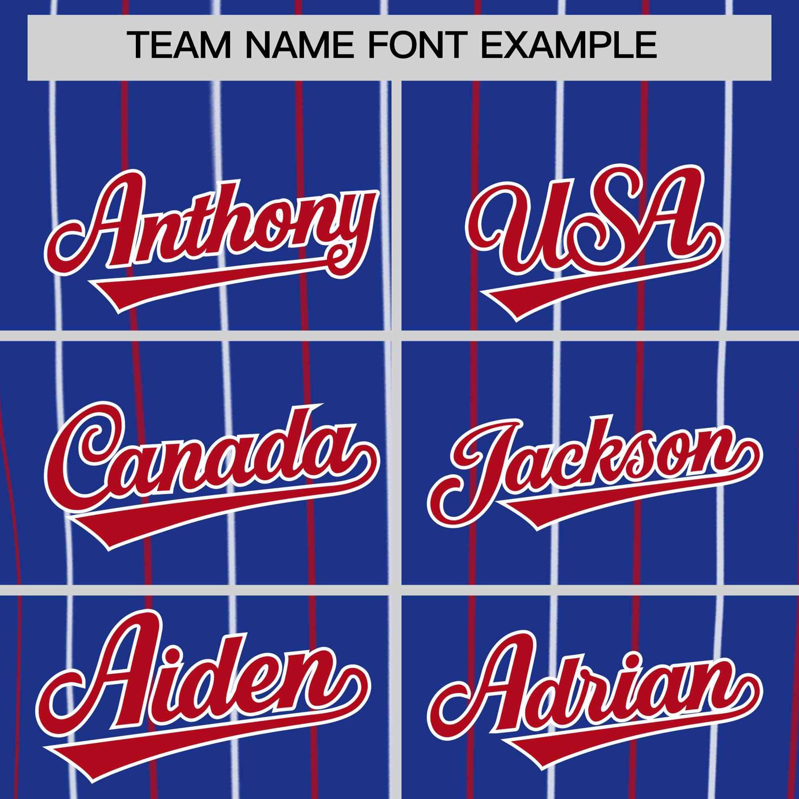 Custom Royal Red and White Bi-Color Stripes Fashion Authentic Baseball Jersey