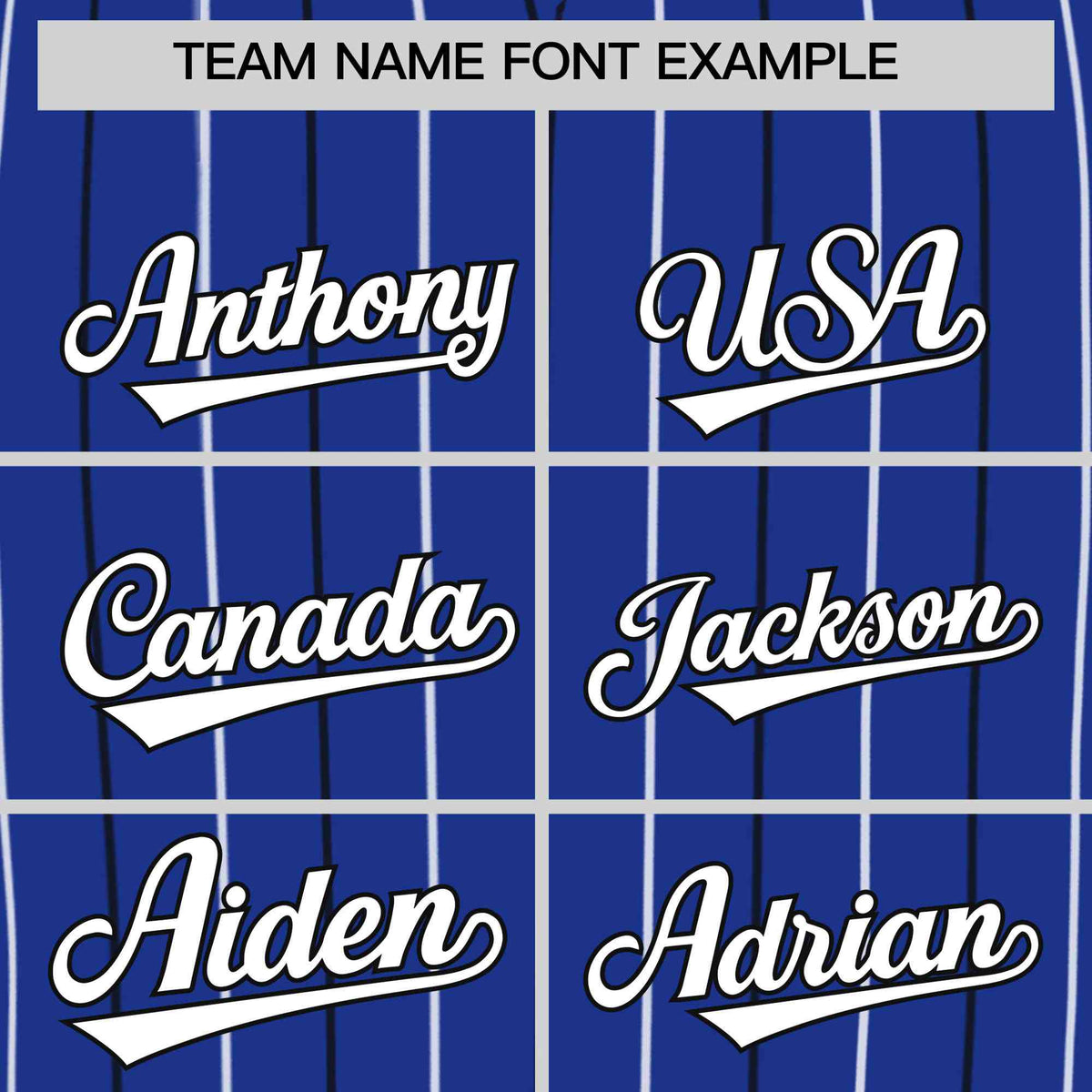 Custom Royal Black and White Bi-Color Stripes Fashion Authentic Baseball Jersey