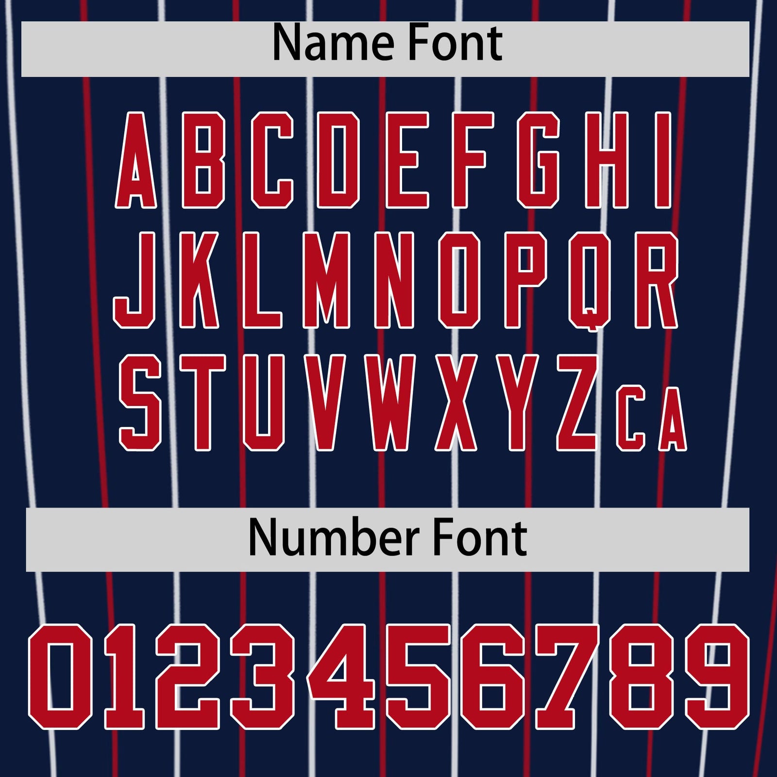 Custom Navy Red and White Bi-Color Stripes Fashion Authentic Baseball Jersey