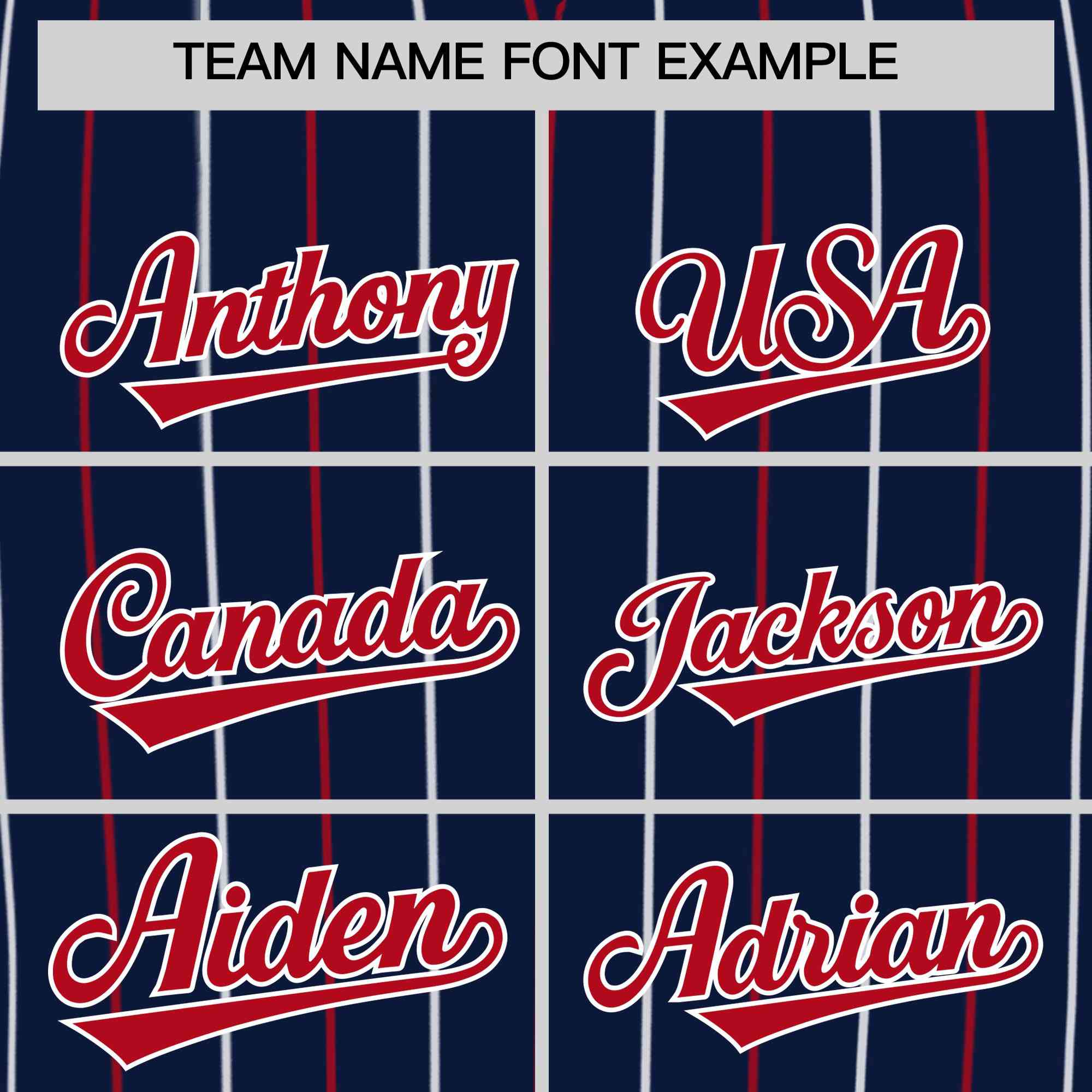Custom Navy Red and White Bi-Color Stripes Fashion Authentic Baseball Jersey
