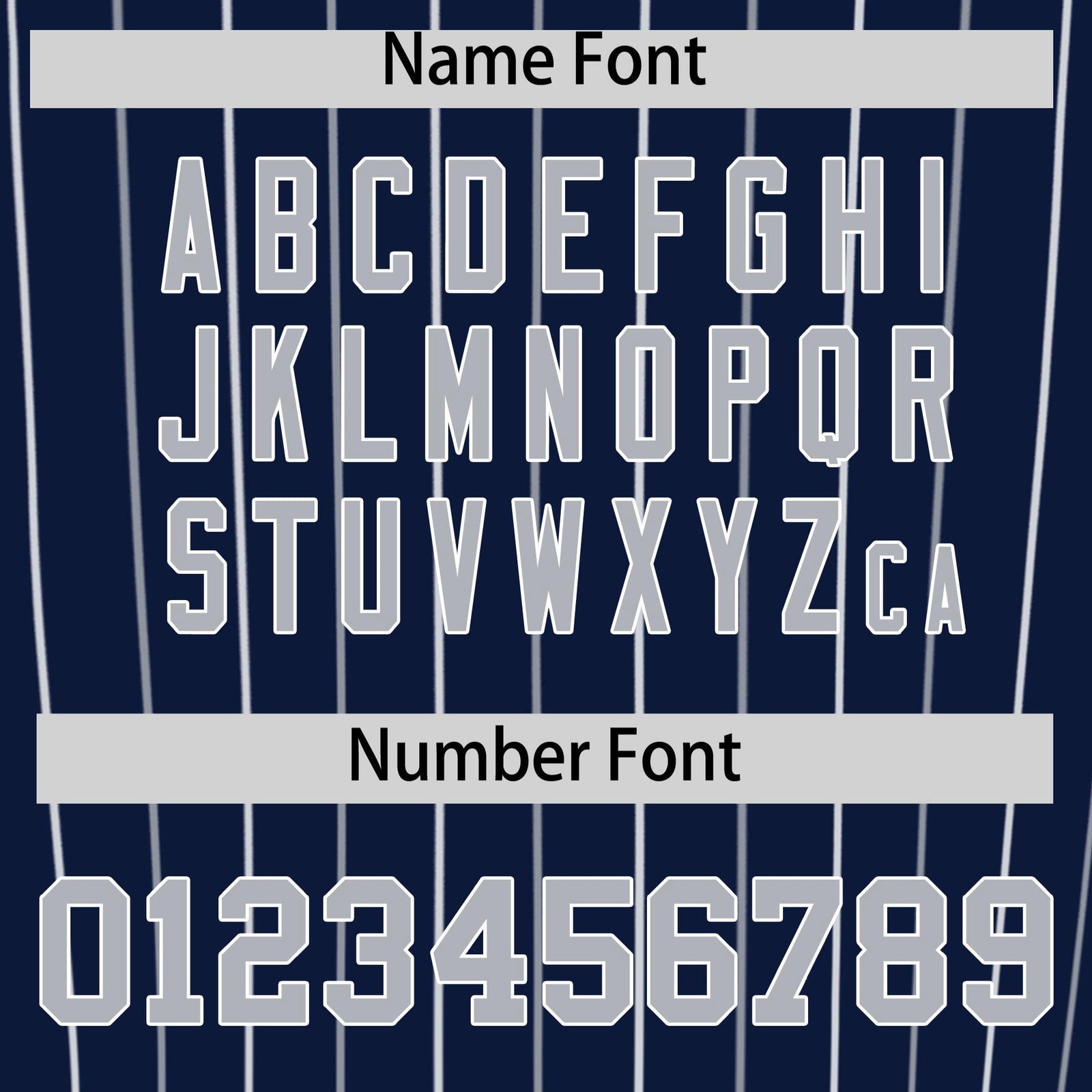 Custom Navy Gray and White Bi-Color Stripes Fashion Authentic Baseball Jersey