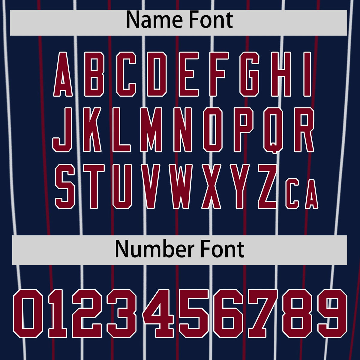 Custom Navy Crimson and White Bi-Color Stripes Fashion Authentic Baseball Jersey