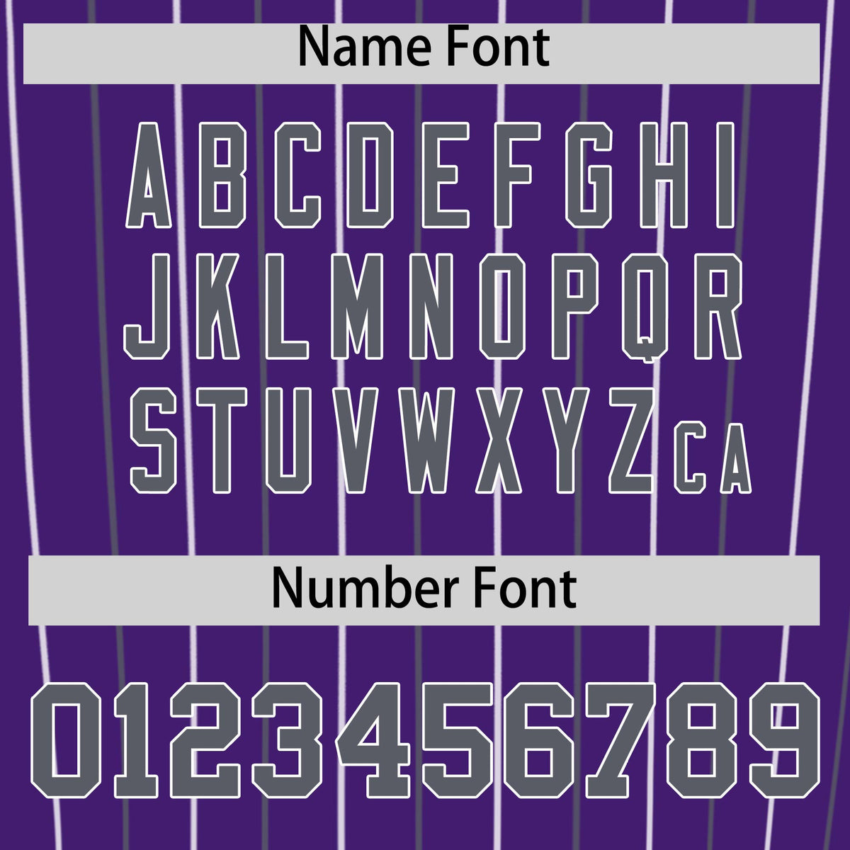 Custom Purple Dark Gray and White Bi-Color Stripes Fashion Authentic Baseball Jersey