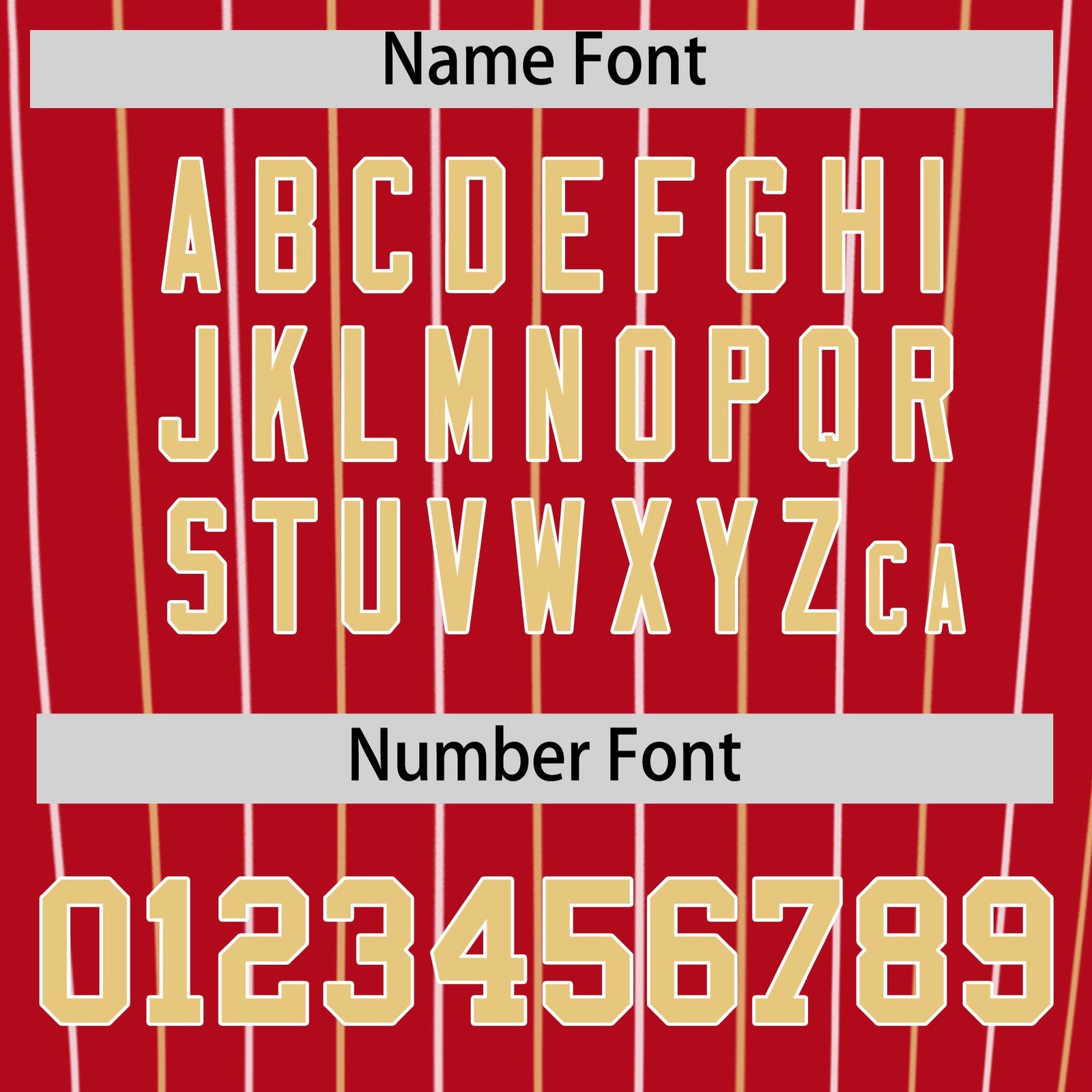 Custom Red Khaki and White Bi-Color Stripes Fashion Authentic Baseball Jersey