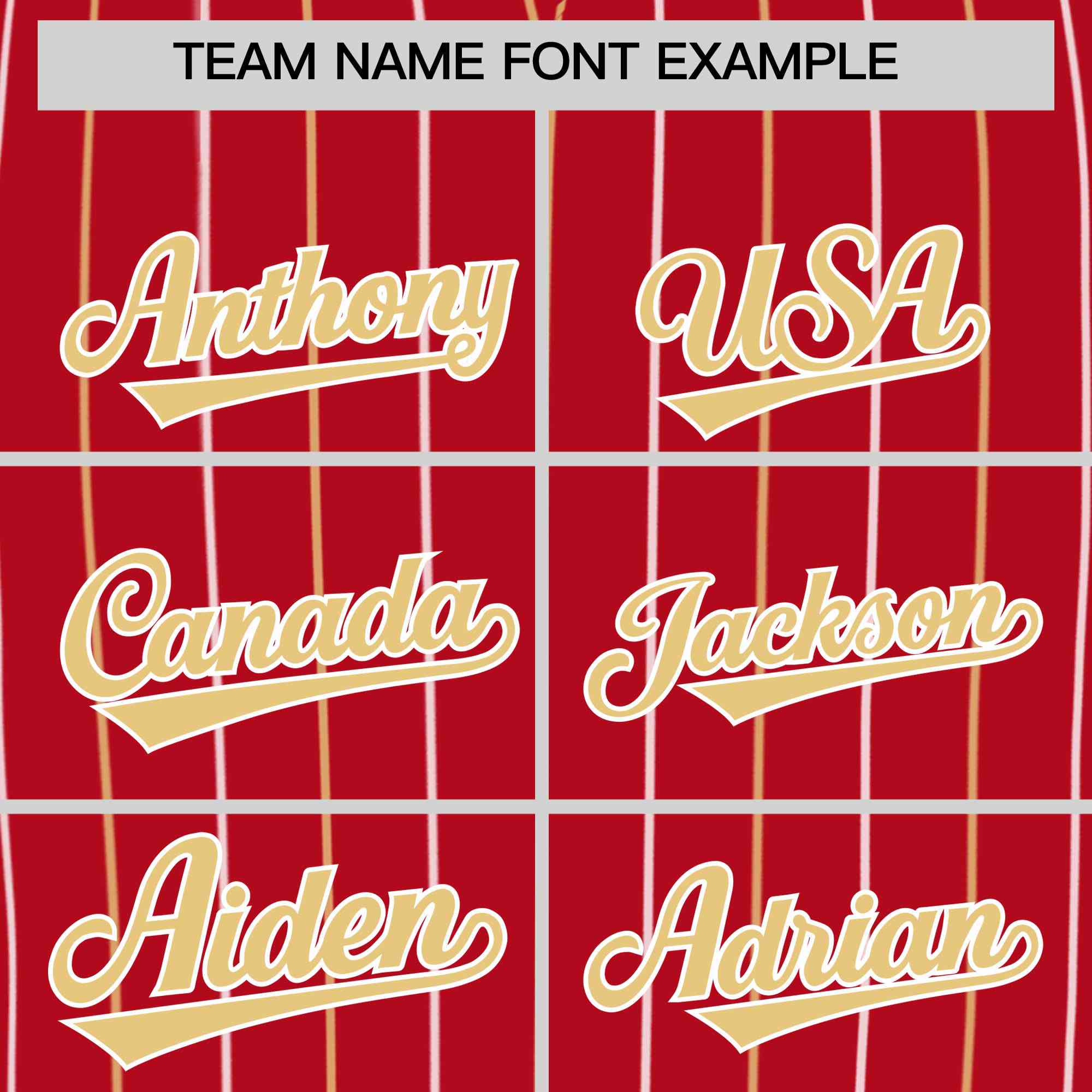 Custom Red Khaki and White Bi-Color Stripes Fashion Authentic Baseball Jersey