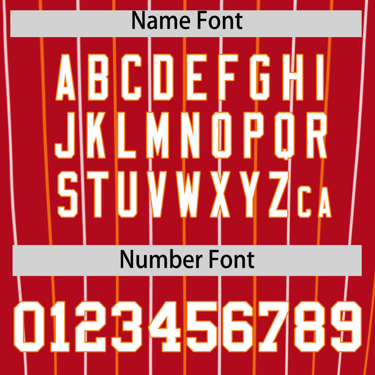 Custom Red White and Orange Bi-Color Stripes Fashion Authentic Baseball Jersey