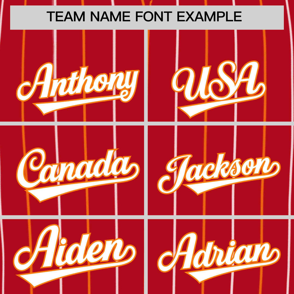 Custom Red White and Orange Bi-Color Stripes Fashion Authentic Baseball Jersey