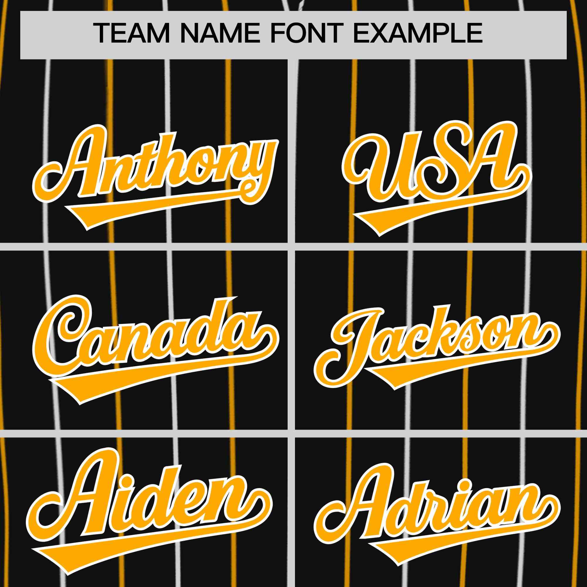 Custom Black White and Yellow Bi-Color Stripes Fashion Authentic Baseball Jersey