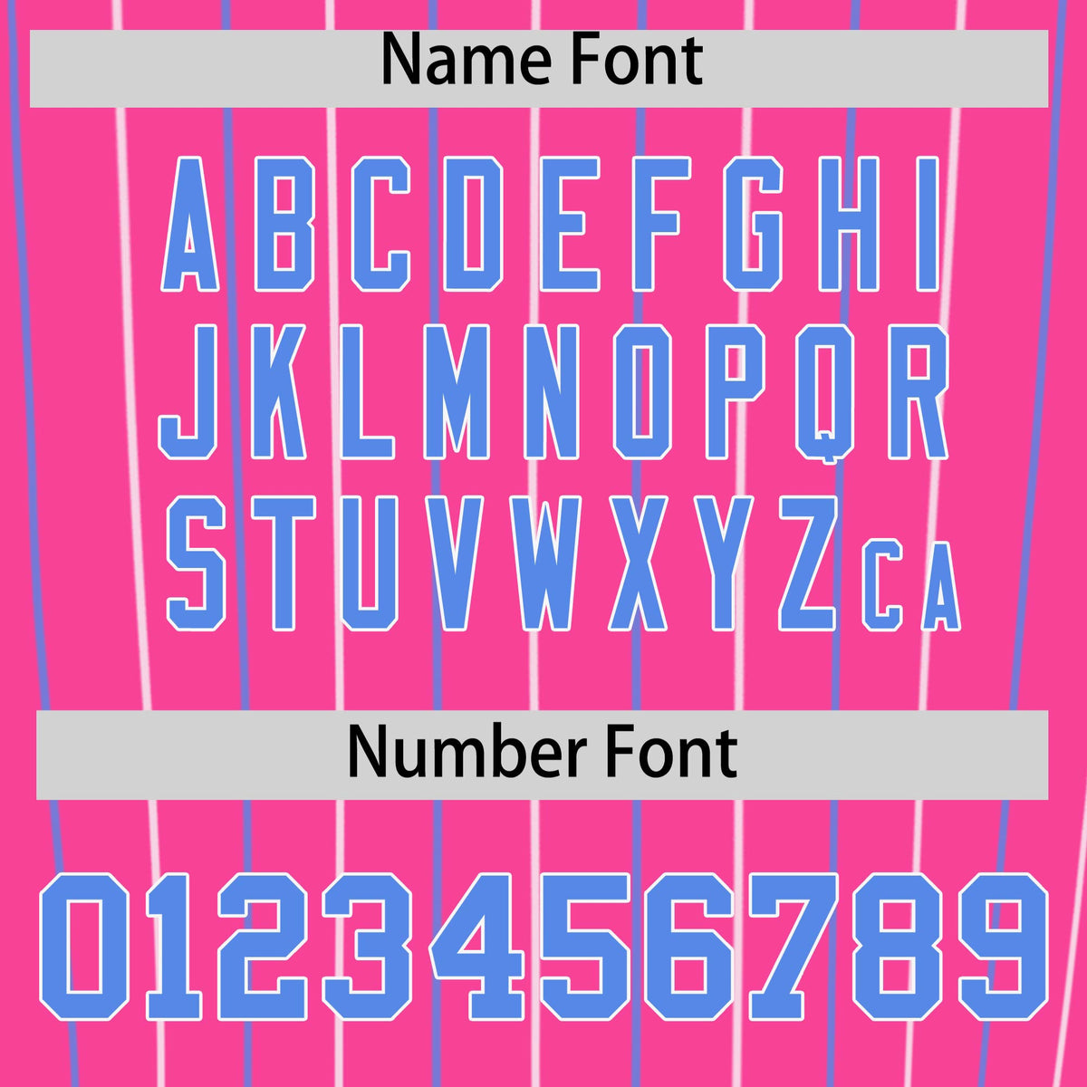 Custom Pink White and Powder Blue Bi-Color Stripes Fashion Authentic Baseball Jersey