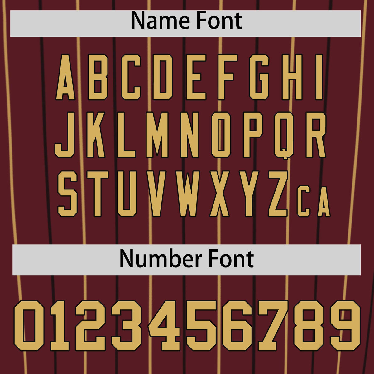 Custom Burgundy Old Gold and Black Bi-Color Stripes Fashion Authentic Baseball Jersey