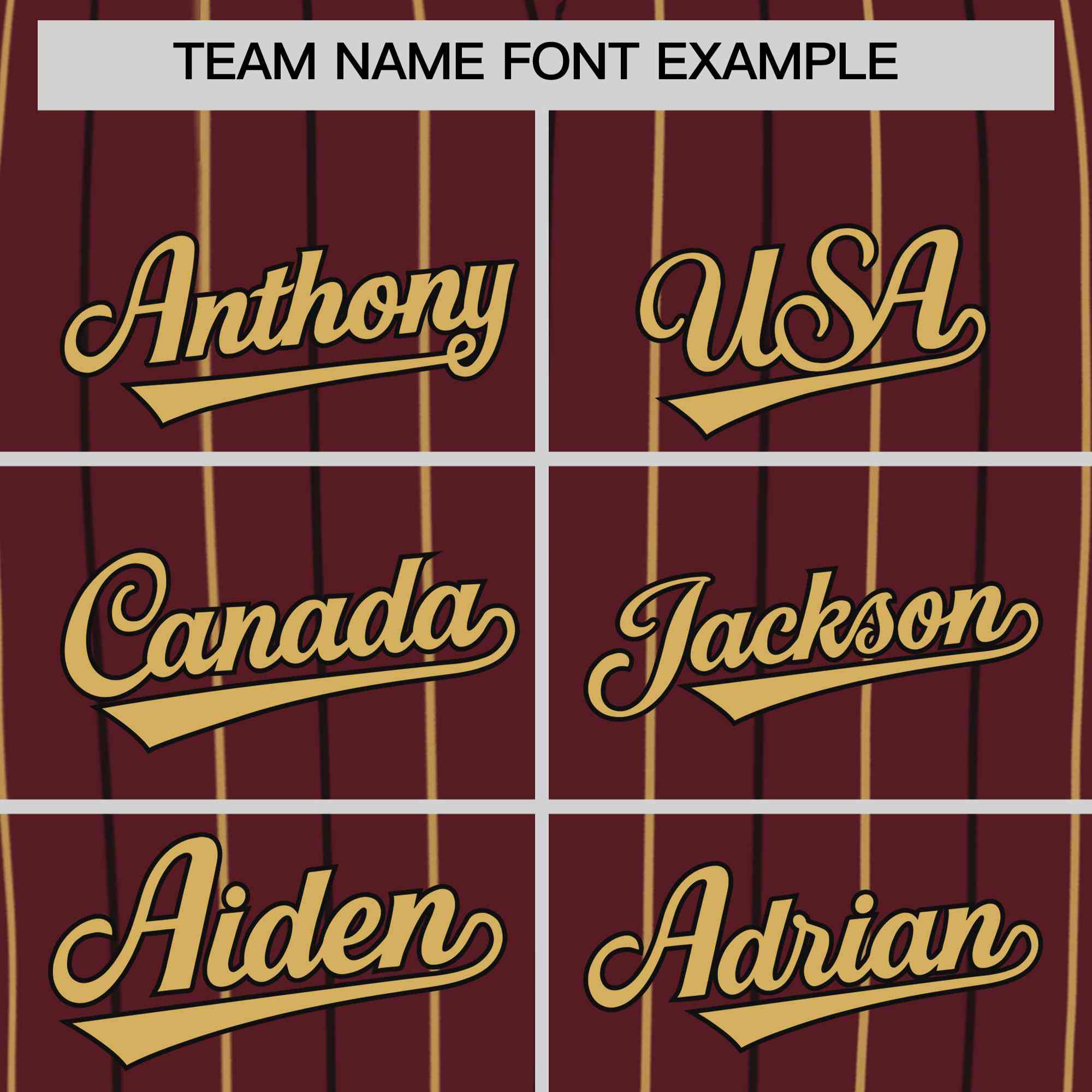 Custom Burgundy Old Gold and Black Bi-Color Stripes Fashion Authentic Baseball Jersey