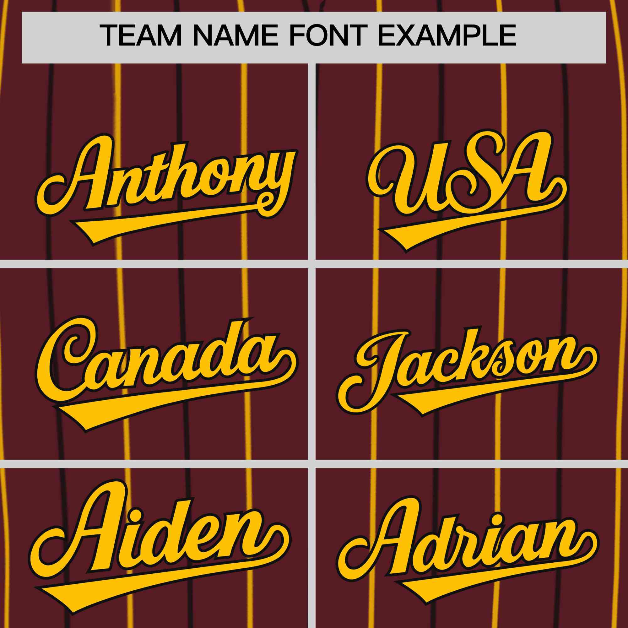 Custom Burgundy Gold and Black Bi-Color Stripes Fashion Authentic Baseball Jersey