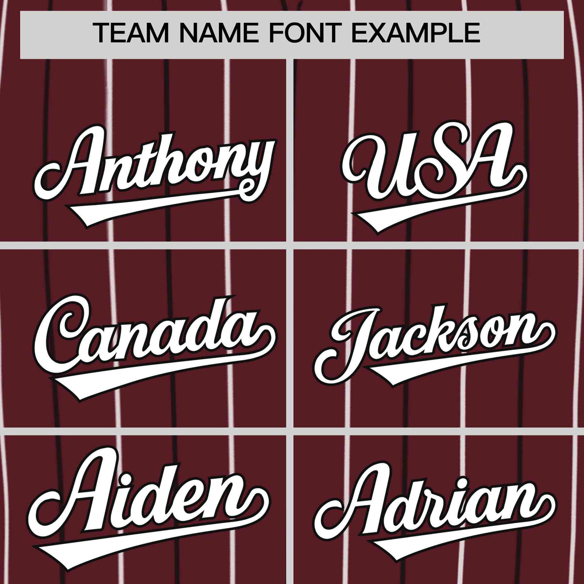 Custom Burgundy White and Black Bi-Color Stripes Fashion Authentic Baseball Jersey