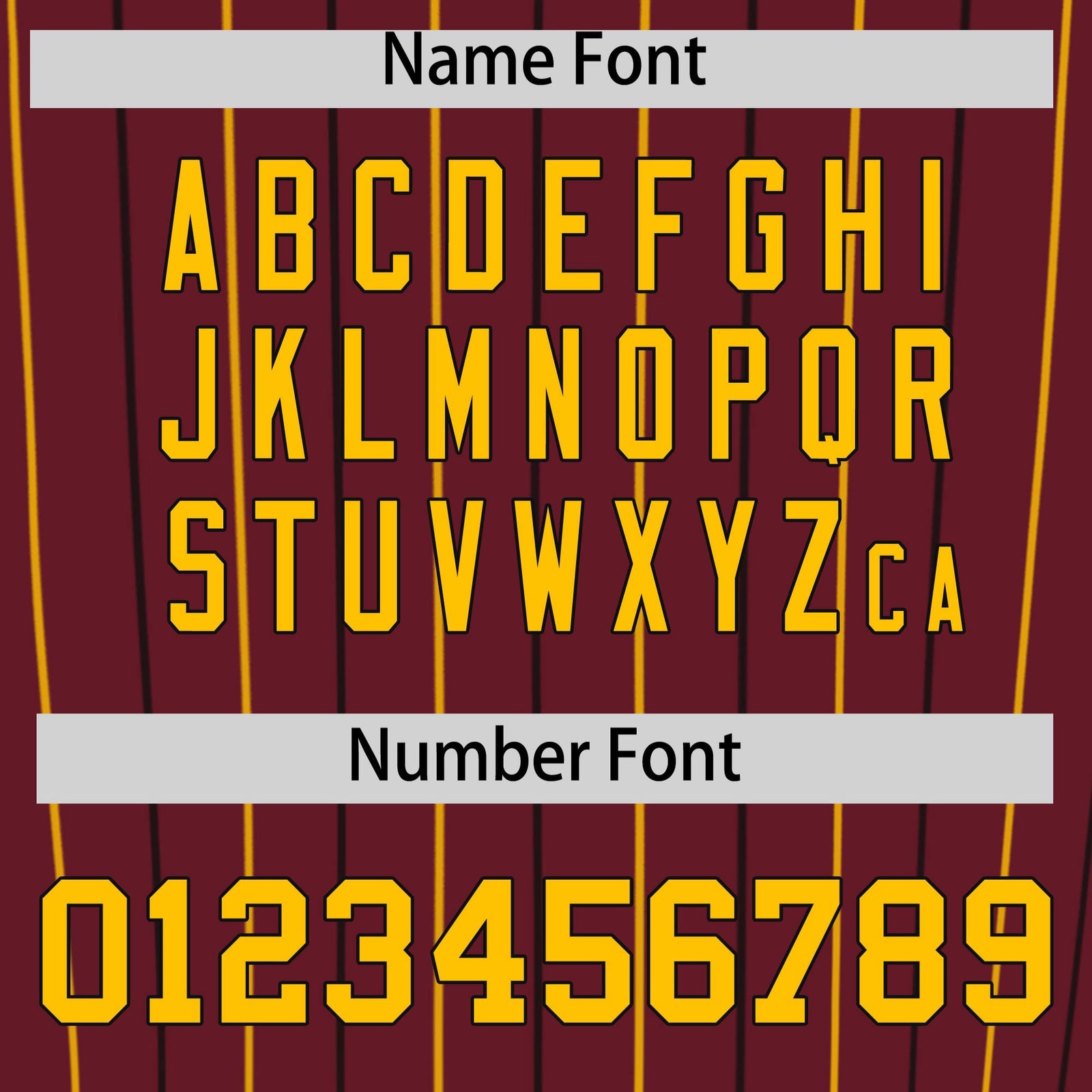 Custom Burgundy Yellow and Black Bi-Color Stripes Fashion Authentic Baseball Jersey