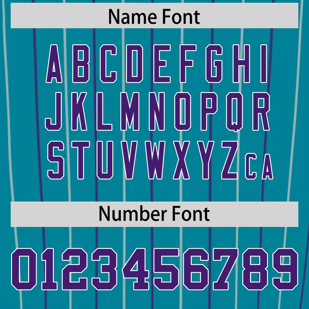 Custom Teal White and Purple Bi-Color Stripes Fashion Authentic Baseball Jersey