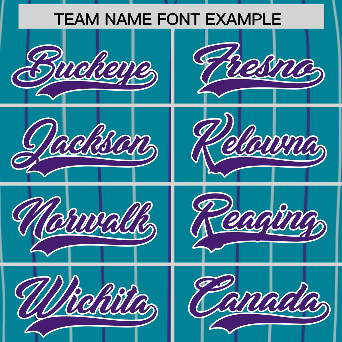 Custom Teal White and Purple Bi-Color Stripes Fashion Authentic Baseball Jersey