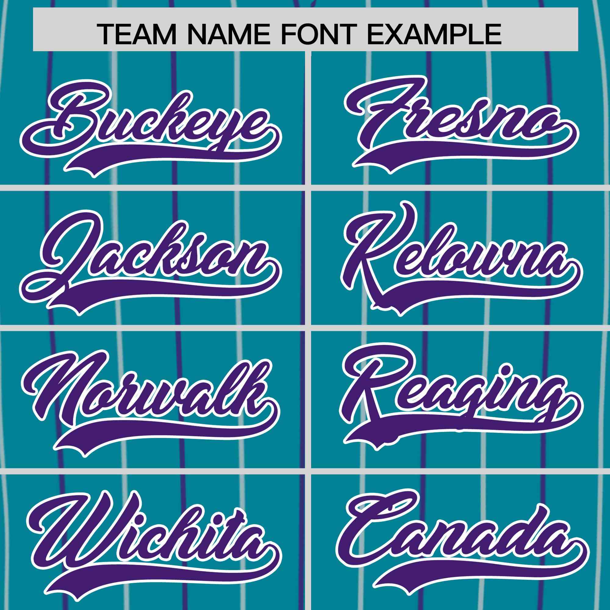 Custom Teal White and Purple Bi-Color Stripes Fashion Authentic Baseball Jersey
