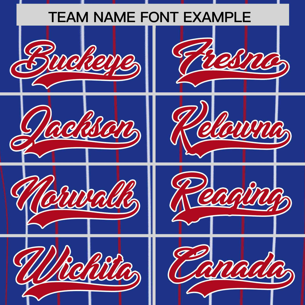 Custom Royal Red and White Bi-Color Stripes Fashion Authentic Baseball Jersey