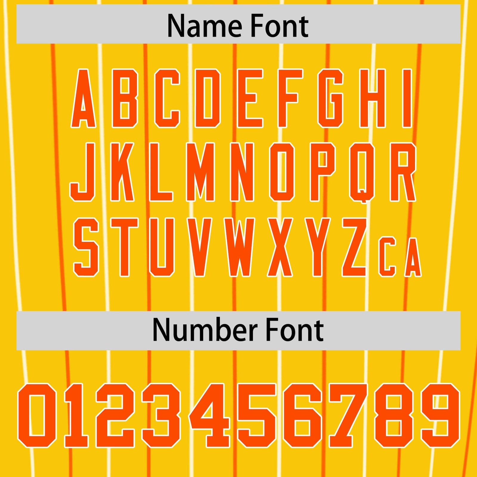 Custom Gold Orange and White Bi-Color Stripes Fashion Authentic Baseball Jersey