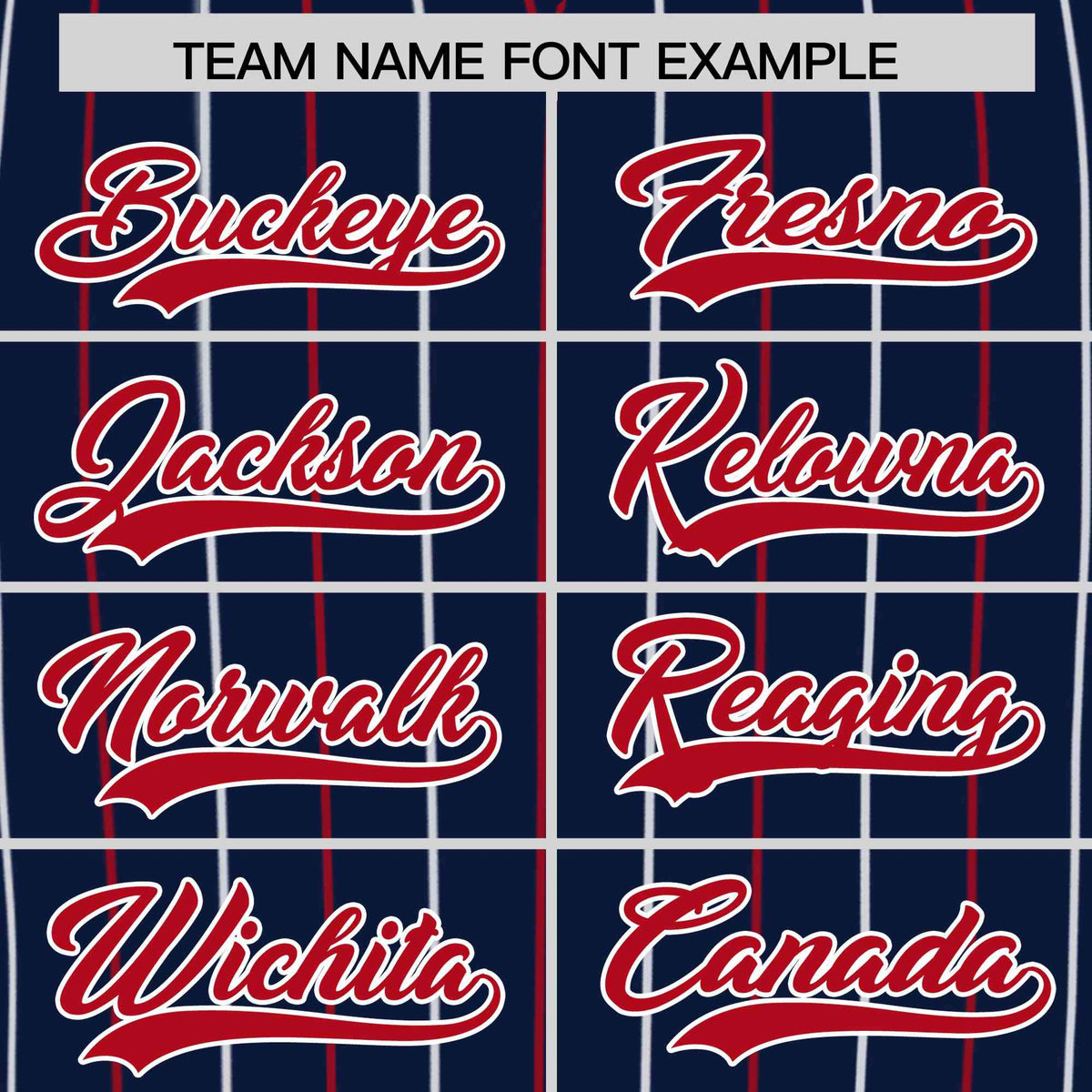 Custom Navy Red and White Bi-Color Stripes Fashion Authentic Baseball Jersey