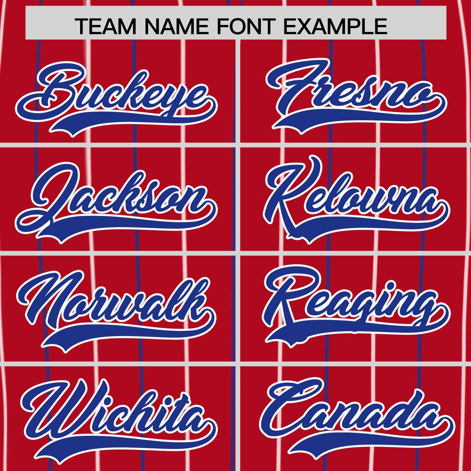 Custom Red Royal and White Bi-Color Stripes Fashion Authentic Baseball Jersey