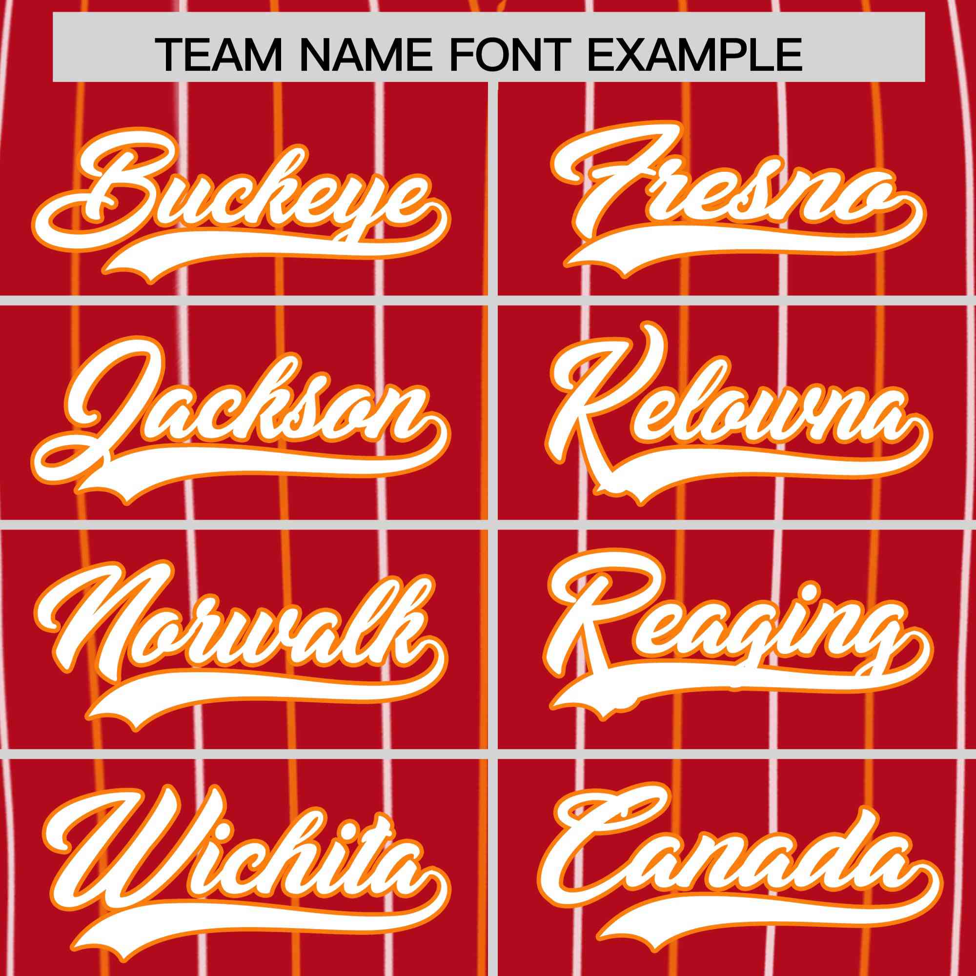 Custom Red White and Orange Bi-Color Stripes Fashion Authentic Baseball Jersey