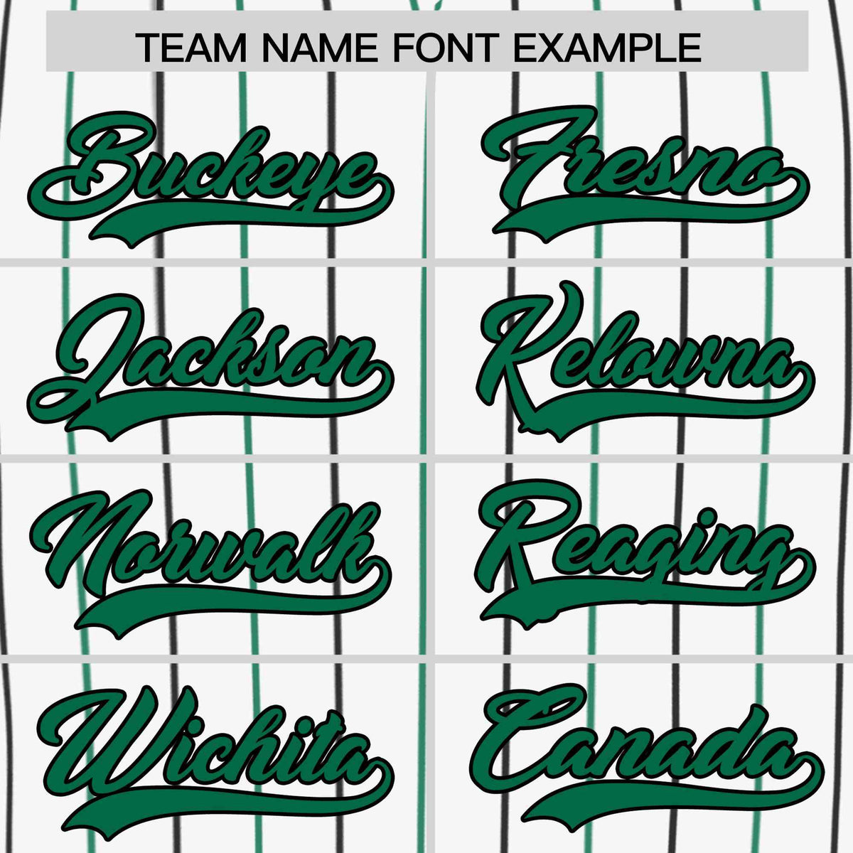 Custom White Kelly Green and Black Bi-Color Stripes Fashion Authentic Baseball Jersey